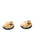 Chanel Black CC Button Clip On Earrings One size - photo 2