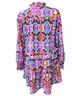 Umgee 100% Polyester Print Pink Orange Casual Dress Size S - photo 2