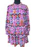 Umgee 100% Polyester Print Pink Orange Casual Dress Size S - photo 1