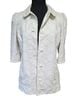 Juicy Couture 100% Cotton 100% Polyester Floral White Jacket Size M - photo 1