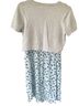 Seraphine Floral Blue Gray Casual Dress Size 6 - photo 2