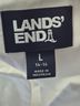 Lands' End Solid White Long Sleeve Blouse Size L - photo 5