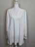 Lands' End Solid White Long Sleeve Blouse Size L - photo 3