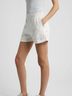 LoveShackFancy 100% Cotton White Shorts Size XS - photo 4