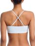 LoveShackFancy Floral Blue Sports Bra Size XS - photo 2