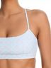 LoveShackFancy Floral Blue Sports Bra Size XS - photo 3