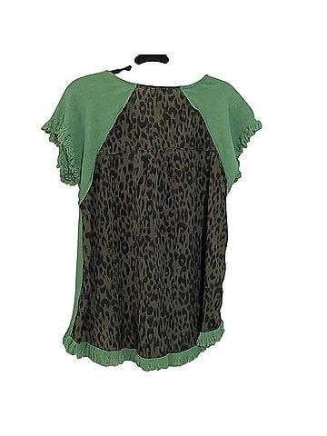 Umgee Short Sleeve Blouse (view 2)