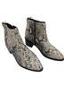 Blondo 100% Leather Snake Print Multi Color Ankle Boots Size 6 1/2 - photo 1