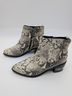 Blondo 100% Leather Snake Print Multi Color Ankle Boots Size 6 1/2 - photo 4