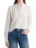 LoveShackFancy 100% Cotton Floral White Blue Long Sleeve Blouse Size M - photo 1