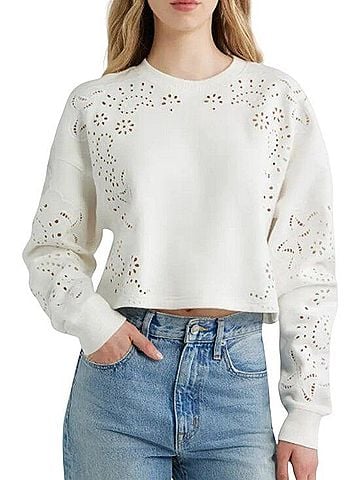 LoveShackFancy Lalo Pullover Sweater (view 1)