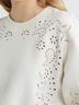 LoveShackFancy Print White Pullover Sweater Size XS - photo 4