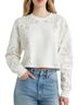 LoveShackFancy White Pullover Sweater Size S - photo 1