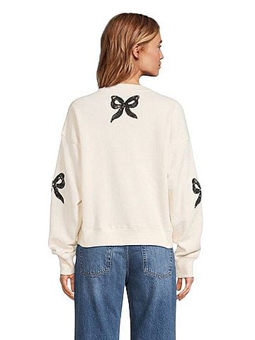 LoveShackFancy Linetta Pullover Sweater (view 2)