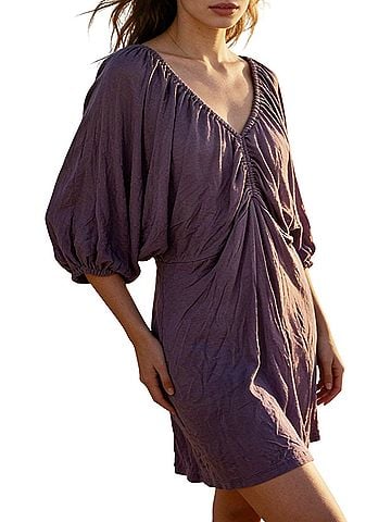 FP BEACH Dusty Purple Casual Dress (view 1)
