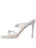 Stuart Weitzman Silver Heels Size 6 1/2 - photo 1