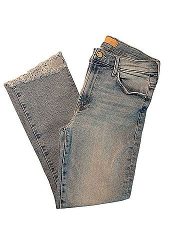 Mother Insider Crop Step Fray Jeans (view 1)
