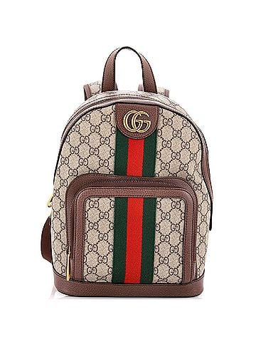 Gucci Ophidia Backpack GG Coated Canvas and Leather Small (view 1)