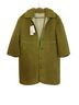 Something Navy 100% Recycled Polyester Green Coat Size L - photo 1
