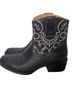 Sterling River 100% Leather Black White Boots Size 8 - photo 1