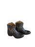 Sterling River 100% Leather Black White Boots Size 8 - photo 5