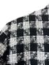 H&M 100% Polyester 100% Polyester 100% Polyester 100% Polyester 100% Polyester 100% Polyester 100% Polyester Houndstooth Black White Tan Coat Size M - photo 4