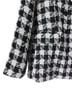 H&M 100% Polyester 100% Polyester 100% Polyester 100% Polyester 100% Polyester 100% Polyester 100% Polyester Houndstooth Black White Tan Coat Size M - photo 3