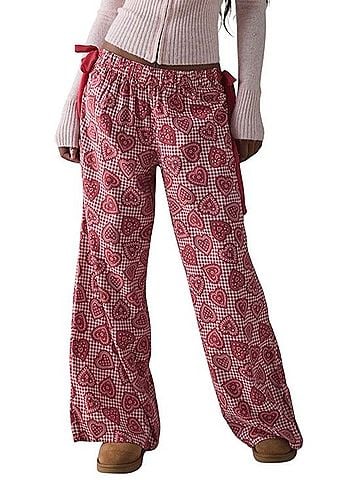 Urban Outfitters Eat Your Heart Out Linen Pants (view 1)