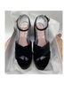 Loeffler Randall 100% Leather Solid Black Sandals Size 8 - photo 7