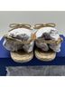 Stuart Weitzman 100% Leather 100% Jute Solid Gold Sandals Size 6 - photo 7