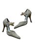 Bonjour 100% Tweed Multi Color Heels Size 8 1/2 - photo 1