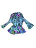Apparenza 100% Polyester Floral Multi Color Button-Down Shirt Size XL - photo 2