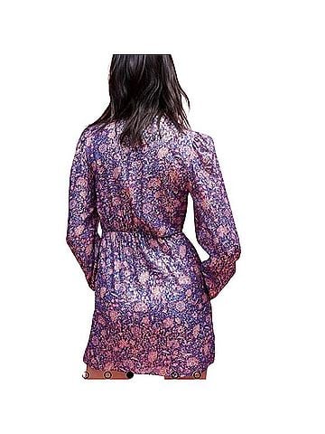 Maje Cutout Metallic Fil Coupé Floral-Print Georgette Mini Dress Cocktail Dress (view 2)