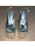 Cult Gaia Snake Print Silver Sandals Size 12 - photo 3