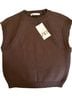 Zara Brown Sweater Vest Size L - photo 1