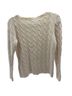 Ralph Lauren 100% Cotton Solid White Ivory Pullover Sweater Size L - photo 2