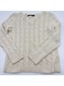Ralph Lauren 100% Cotton Solid White Ivory Pullover Sweater Size L - photo 7