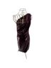 Kay Unger 100% Polyester Solid Multi Color Burgundy Cocktail Dress Size 4 - photo 2