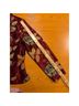 Coldwater Creek Floral Burgundy Gold Blazer Size M - photo 6