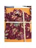 Coldwater Creek Floral Burgundy Gold Blazer Size M - photo 11