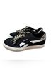 Reebok 100% Canvas Leopard Print Black White Sneakers Size 8 1/2 - photo 4