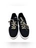 Reebok 100% Canvas Leopard Print Black White Sneakers Size 8 1/2 - photo 3