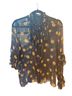 Anna Sui Floral Black Yellow Blouse Size 8 - photo 5