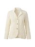 Sundance 100% Cotton Ivory Blazer Size 8 - photo 1