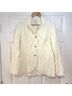 Sundance 100% Cotton Ivory Blazer Size 8 - photo 4
