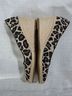 David Tate Leopard Print Black Gray Wedges Size 6 - photo 4