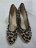 David Tate Leopard Print Black Gray Wedges Size 6 - photo 9