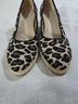 David Tate Leopard Print Black Gray Wedges Size 6 - photo 6
