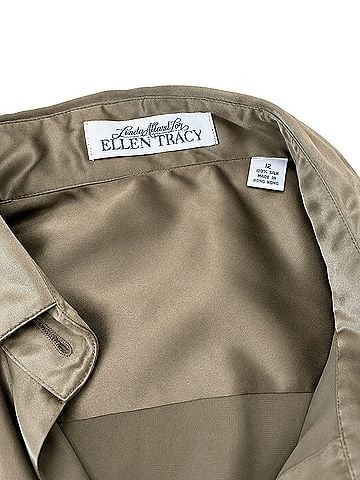 Ellen Tracy Long Sleeve Button-Down Shirt (view 2)