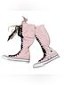 Converse 100% Canvas Solid Pink Black Sneakers Size 7 - photo 3